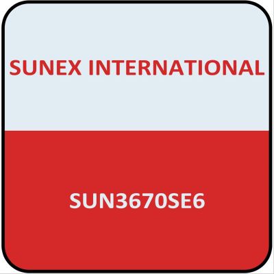 SUN3670SE6 image(0) - Sunex 3/8" Dr. External Star Impact Socket E11