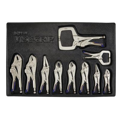 VGPIRHT82596 image(0) - Vise Grip LOCKING PLIERS 10PC FASTREL TRAY ST