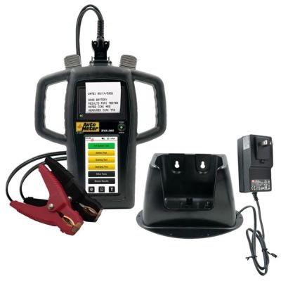 AUTBVA-360KP image(0) - Auto Meter Products AutoMeter - Handheld Electrical System Analyzer W/40 Amp Load & Printer/Charging Station