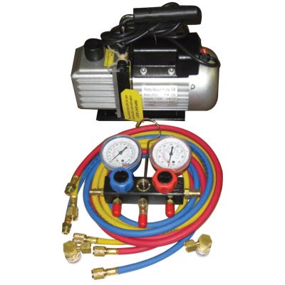 FJCKIT6 image(0) - FJC VACUUM PUMP AND GAUGE SET