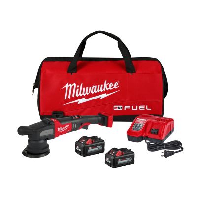 MLW2684-22HD image(0) - Milwaukee Tool M18 FUEL 15mm Random Orbital Polisher Kit