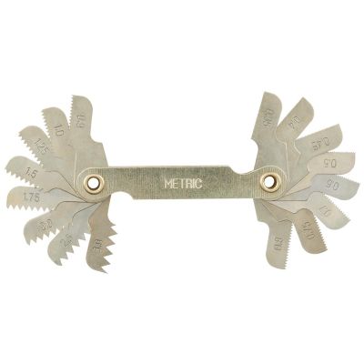 MLW49-57-5012 image(0) - Milwaukee Tool 0.35-3.00 mm Metric Thread Pitch Gauge