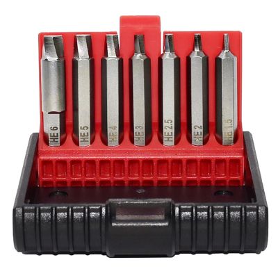 KTI75442 image(0) - K Tool International Extractor Set Damaged Hex Screw 7 Piece