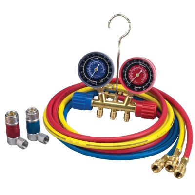 ROB45111 image(0) - Robinair R134a Manifold Hose Gauge Coupler Kit