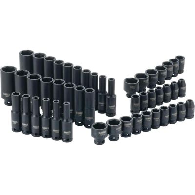 DWTDWMT19251 image(0) - DeWalt 1/4 Inch Drive Combination Impact Socket Set 6pt (48 piece)