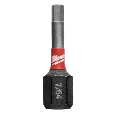 MLW48-32-4703 image(0) - Milwaukee Tool SHOCKWAVE Impact Hex 7/64" Insert Bits (Bulk 25)