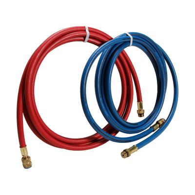 ROB34722 image(0) - Robinair 9' Long Red and Blue R-134a Enviro-Guard Hose Set