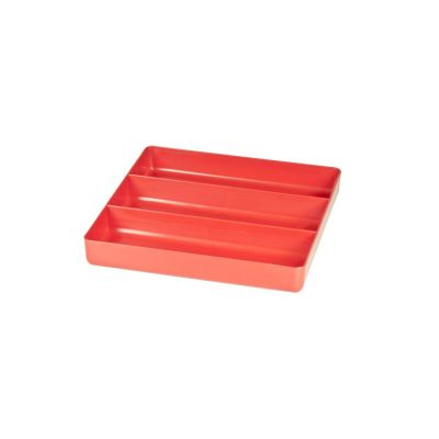 ERN5020 image(0) - Ernst Mfg. 3 Compartment Organizer Tray Red