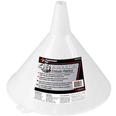 WLMW54275 image(0) - Wilmar Corp. / Performance Tool 48oz Plastic Funnel