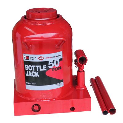 INT3650 image(0) - American Forge & Foundry AFF - Bottle Jack - 50 Ton Capacity - Manual - SUPER DUTY