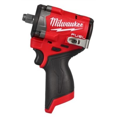 MLW2563-20 image(0) - Milwaukee Tool M12 Fuel 1/2" Stubby Impact Wrench