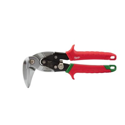 MLW48-22-4521 image(0) - Milwaukee Tool RIGHT CUTTING RIGHT ANGLE SERRATED BLADE SNIPS