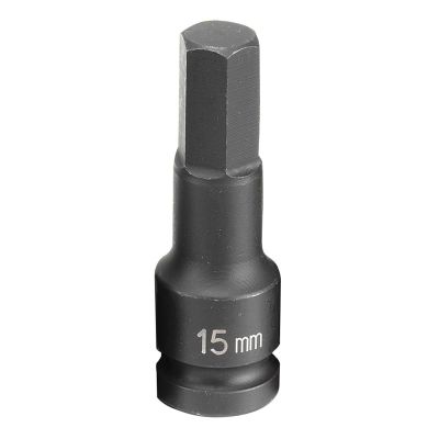 GRE2915M image(1) - Grey Pneumatic SOC 15MM 1/2D IMP HEX