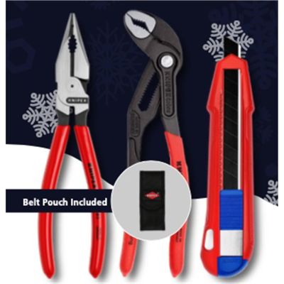 KNP9K0080169US image(0) - KNIPEX 2024 KNIPEX Holiday Gift Set with FREE CutiX Snap Knife