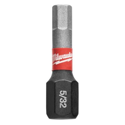 MLW48-32-4706 image(0) - Milwaukee Tool SHOCKWAVE Impact Hex 5/32" Insert Bits