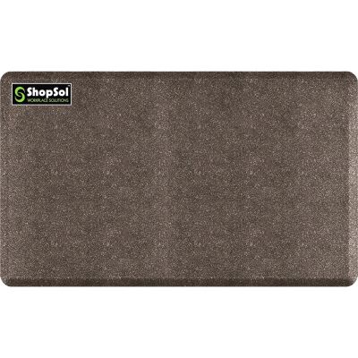 LDS1010658 image(0) - LDS (ShopSol) Anti-Fatigue Mat Supreme 5' x 3' Mosaic Steel 53