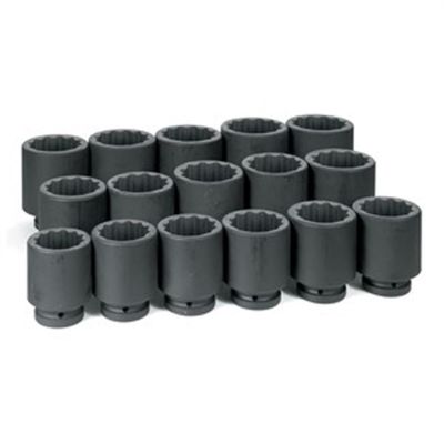 GRE9116D image(0) - Grey Pneumatic 1" Dr 16 Pc. Deep Frac Set