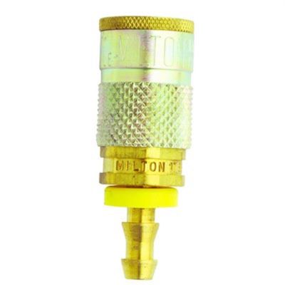 MIL1786-4 image(0) - Milton Industries 1/4" Hose Barb Coupler T-Style